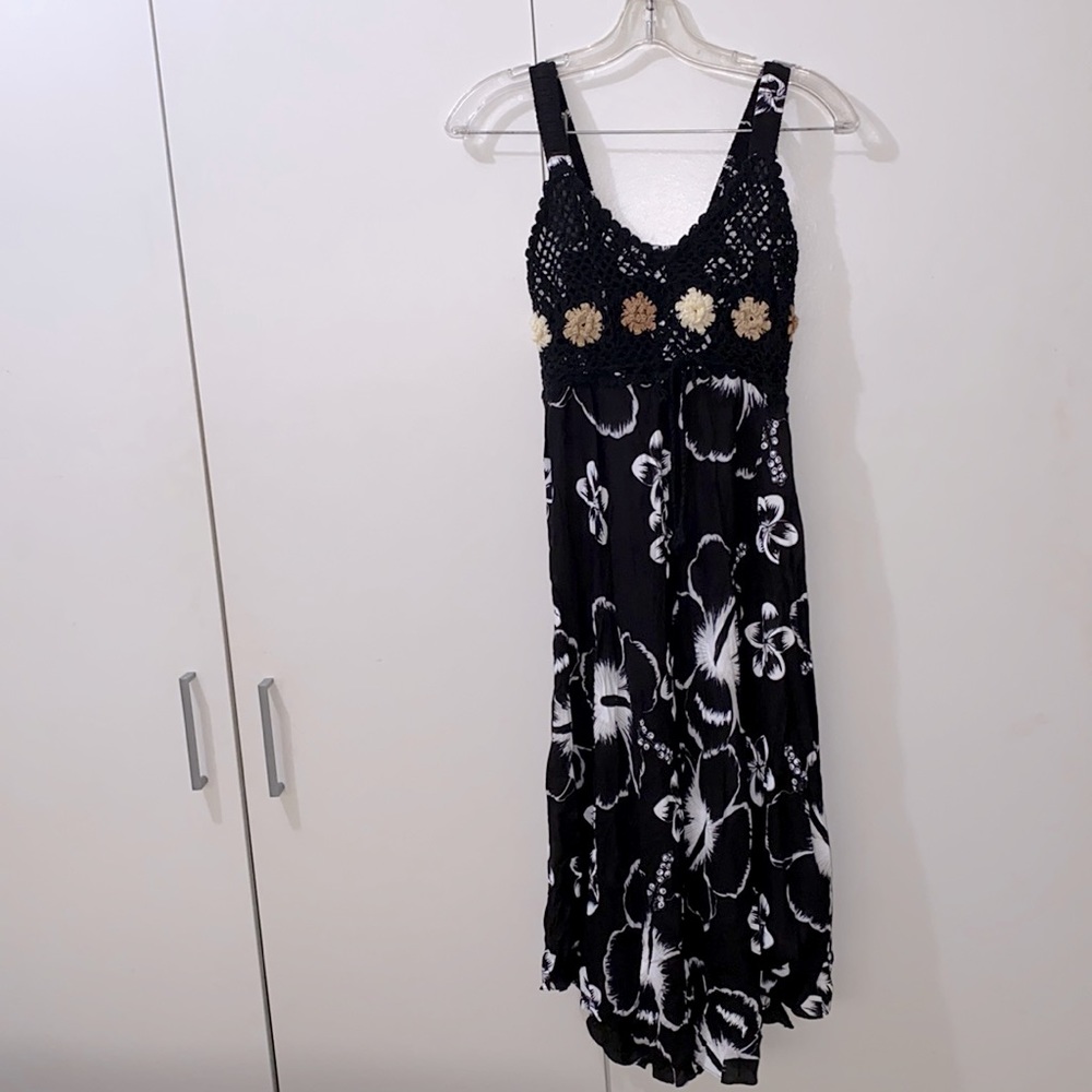 Crochet dress.